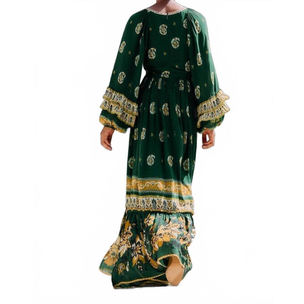 NEW FARM RIO ayla maxi dress in green - Picture 4 of 6